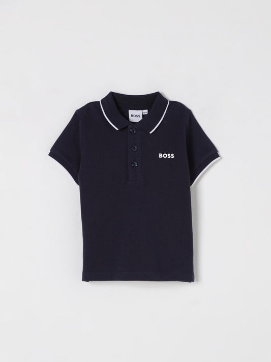 Boss T Shirt Kids Navy