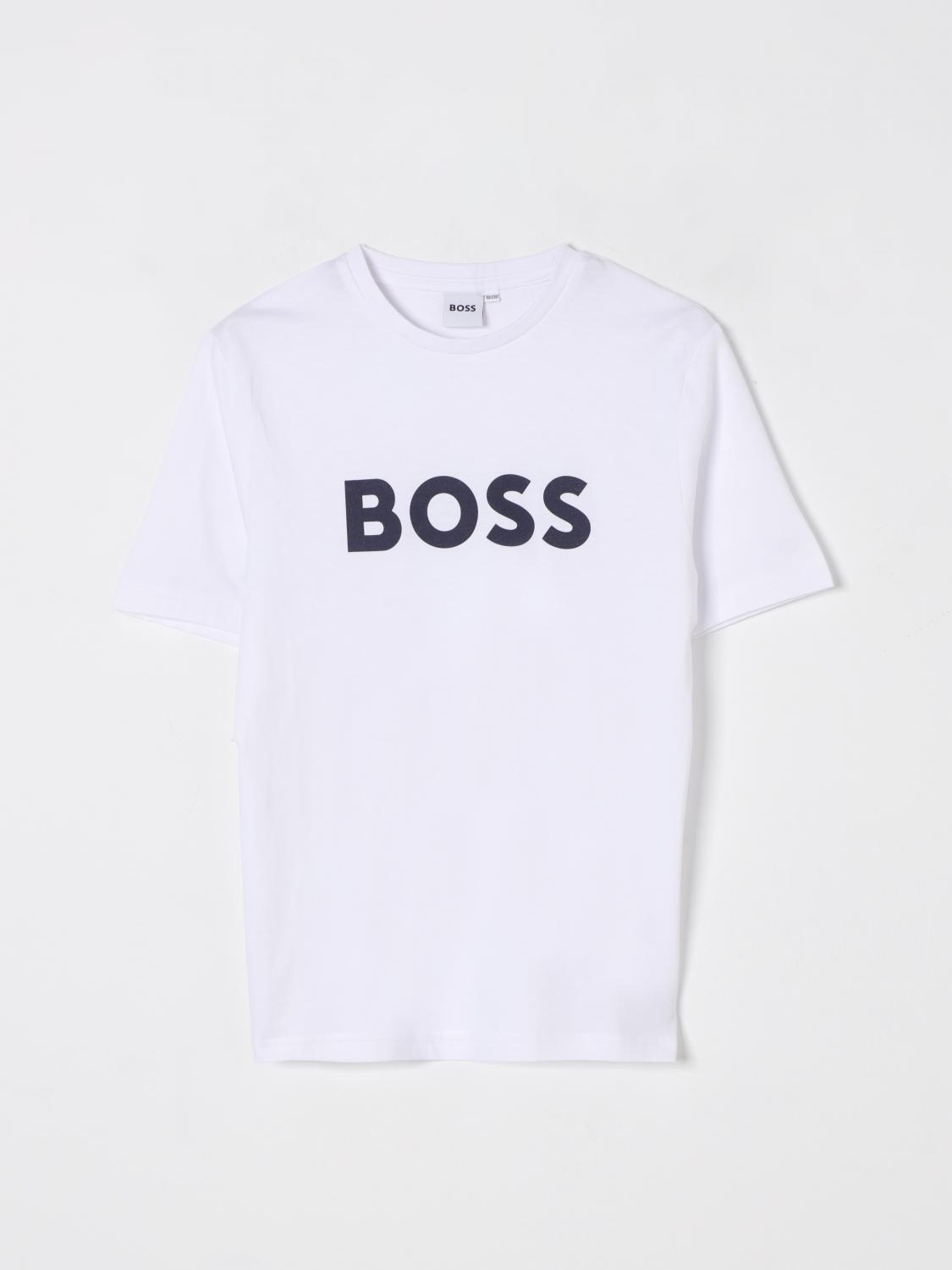 Boss T Shirt Kids White