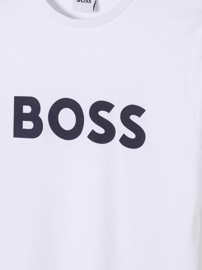 Boss T Shirt Kids White