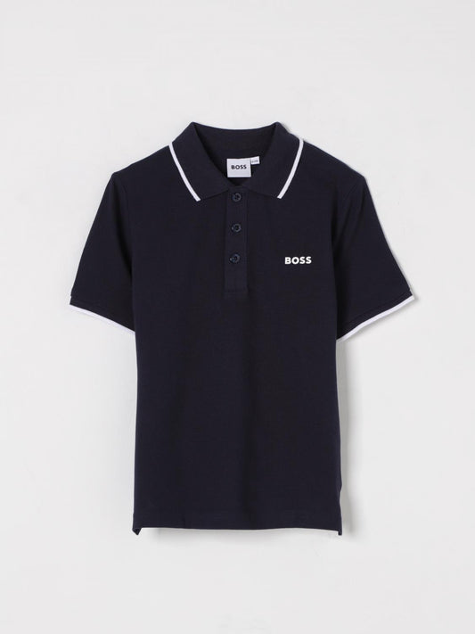Boss Polo Shirt Kids Navy
