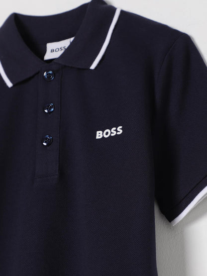 Boss Polo Shirt Kids Navy