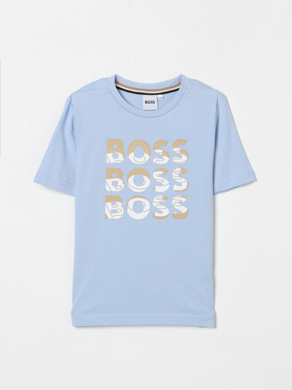 Boss T Shirt Kids Blue