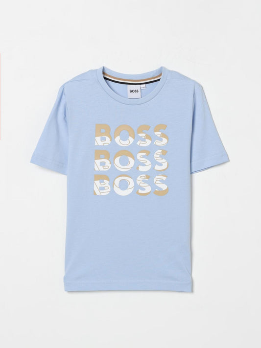 Boss T Shirt Kids Blue