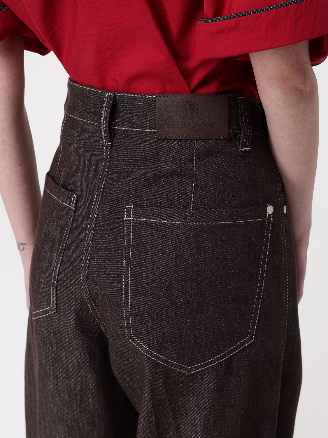 Brunello Cucinelli Jeans Woman Brown – Modishus