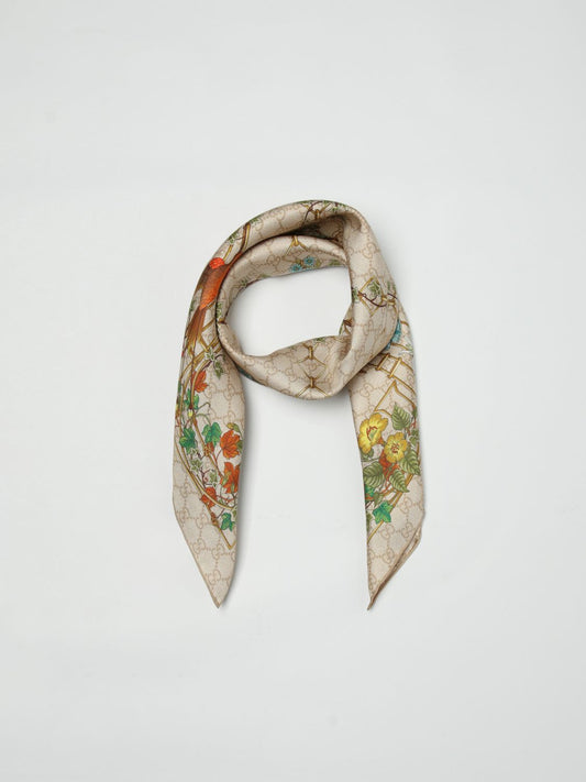 Gucci Neck Scarf Woman Cream