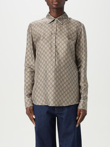 Gucci Shirt Woman Camel