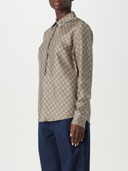 Gucci Shirt Woman Camel