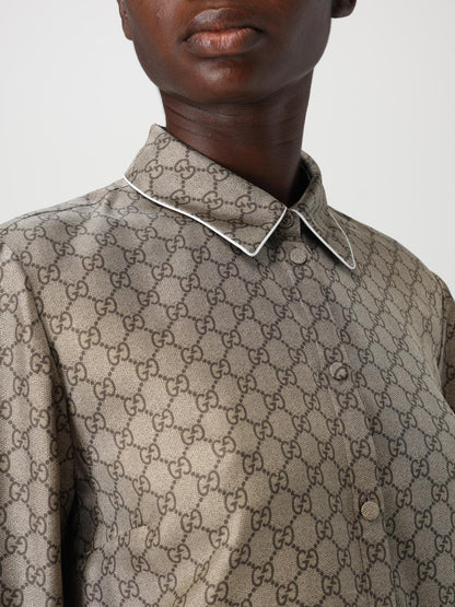 Gucci Shirt Woman Camel