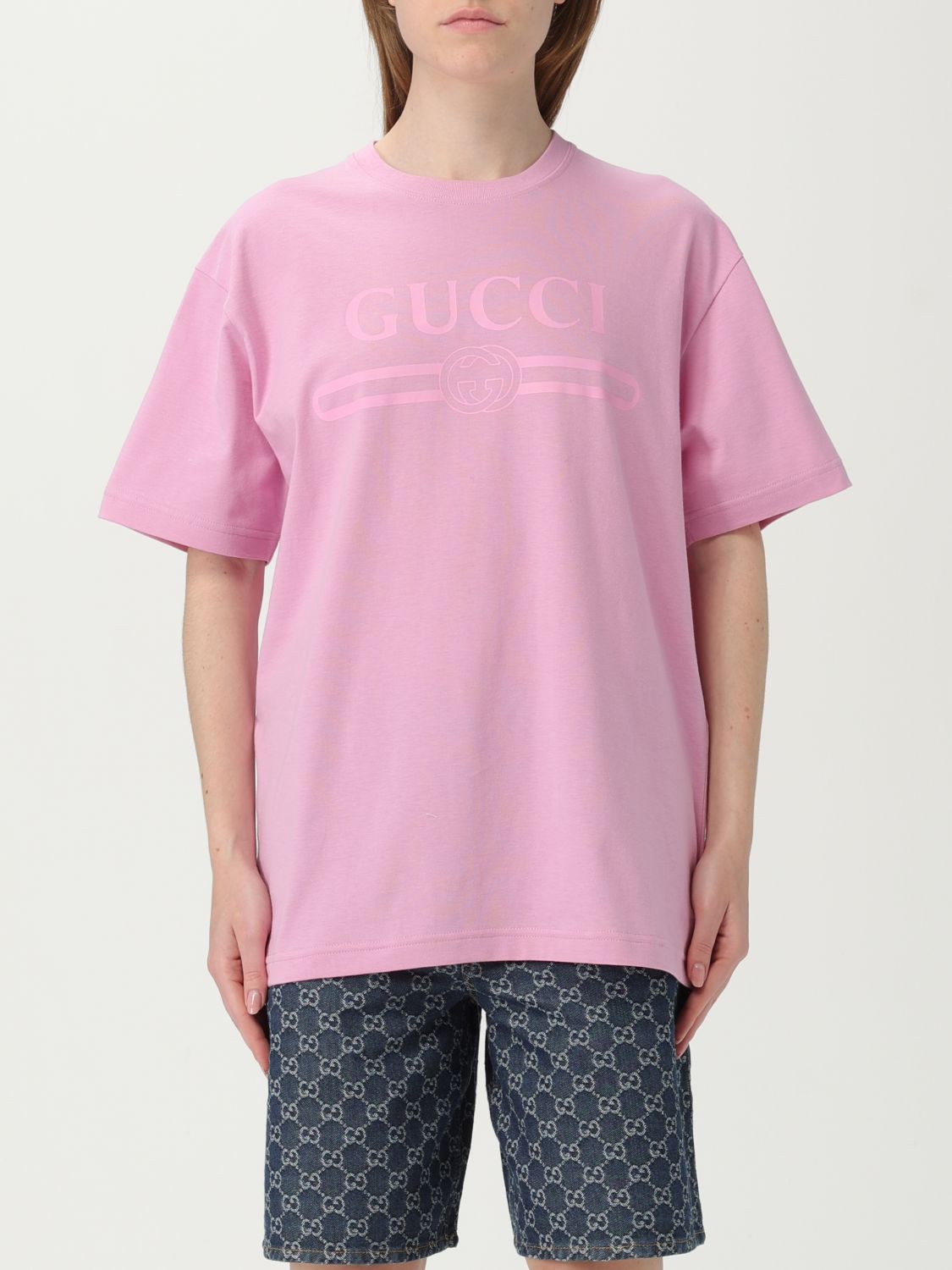 Gucci T Shirt Woman Pink