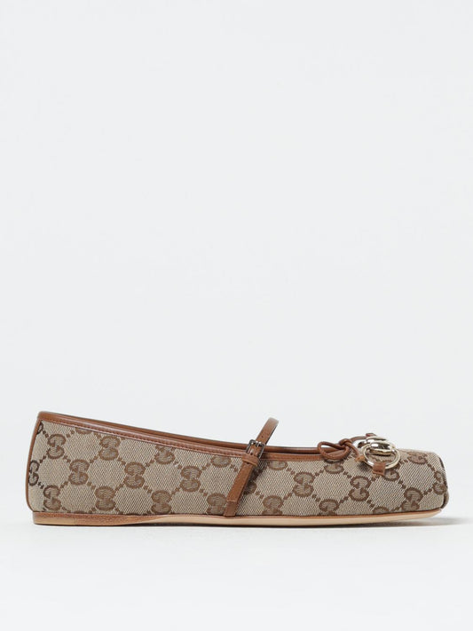 Gucci Ballet Flats Woman Beige