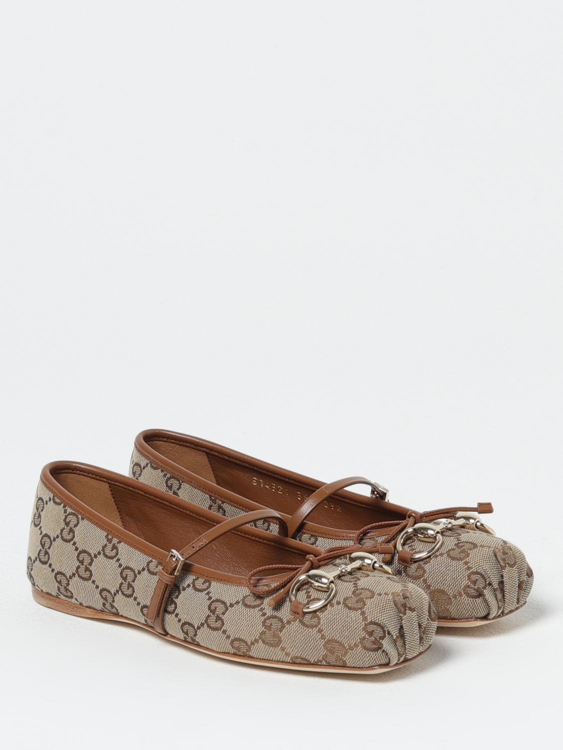 Gucci Ballet Flats Woman Beige