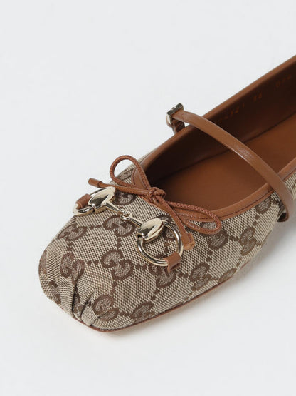 Gucci Ballet Flats Woman Beige