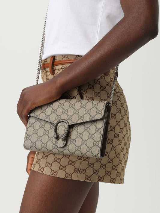 Gucci Shoulder Bag Woman Beige