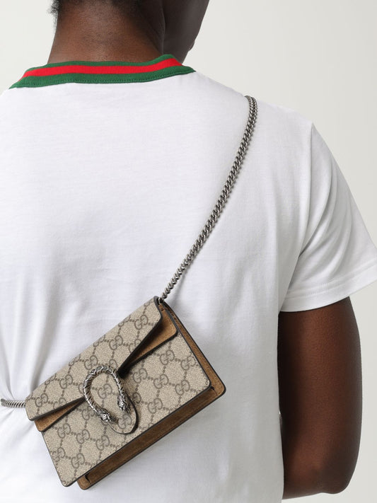 Gucci Shoulder Bag Woman Beige