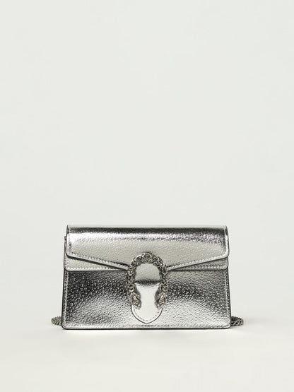 Gucci Shoulder Bag Woman Silver