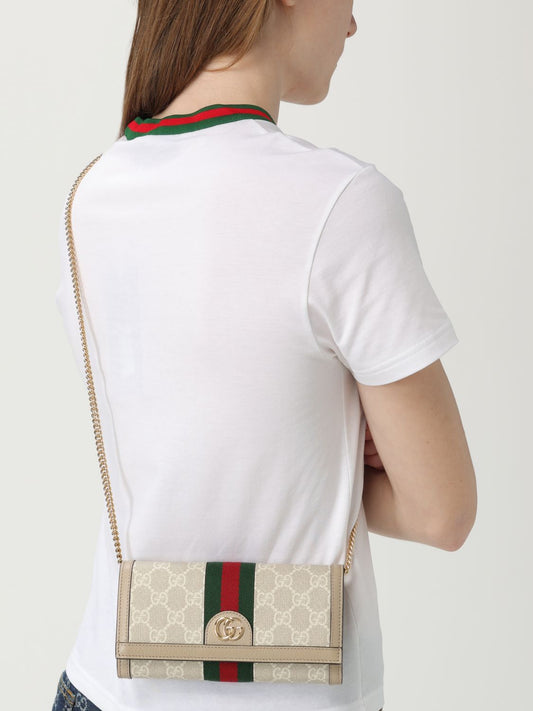 Gucci Shoulder Bag Woman Yellow Cream