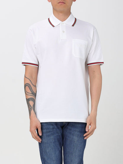 Gucci Polo Shirt Men Yellow Cream