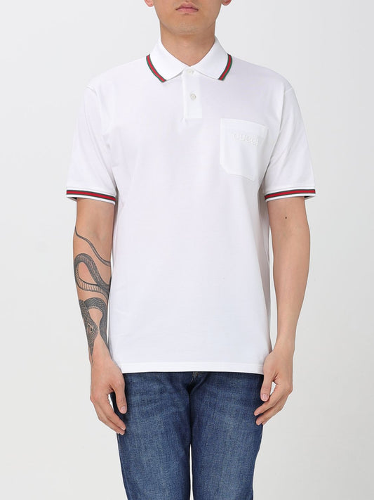 Gucci Polo Shirt Men Yellow Cream