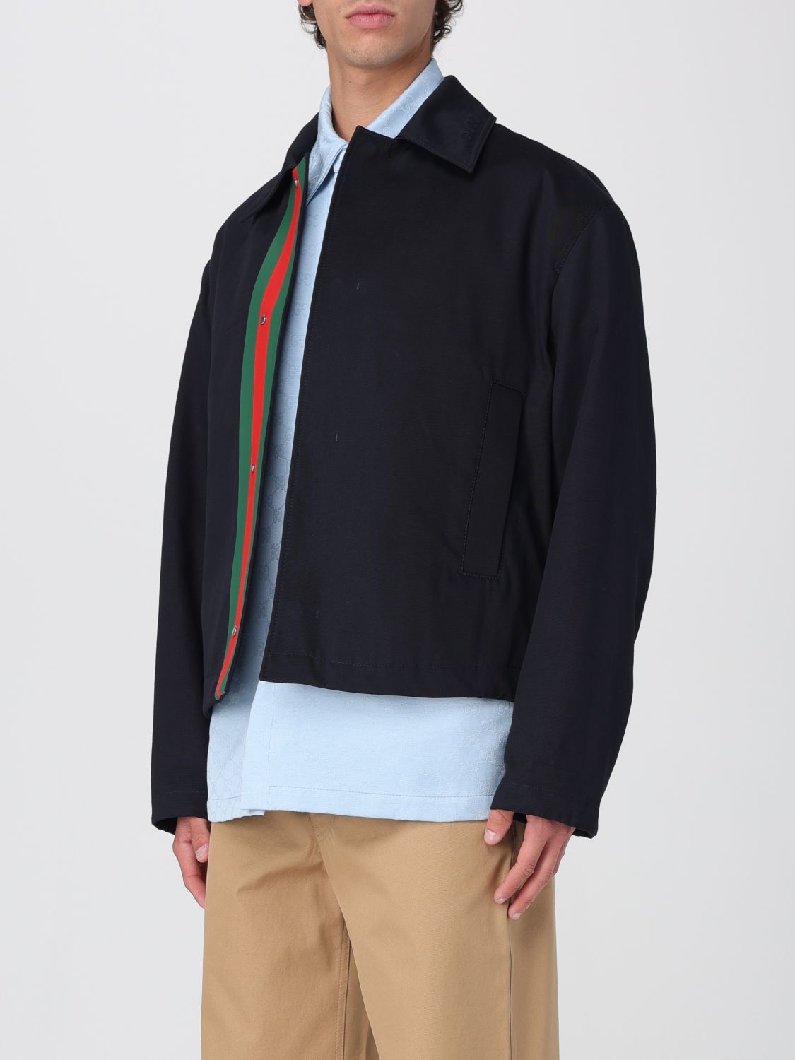 Gucci Jacket Men Navy