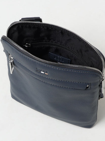Boss Shoulder Bag Men Gnawed Blue