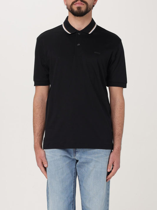 Boss Polo Shirt Men Black