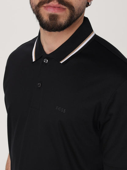 Boss Polo Shirt Men Black