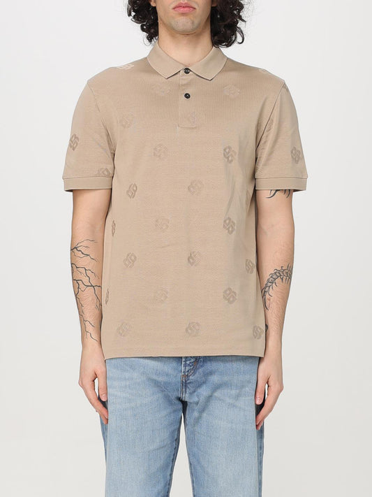 Boss Polo Shirt Men Beige