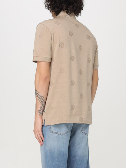 Boss Polo Shirt Men Beige