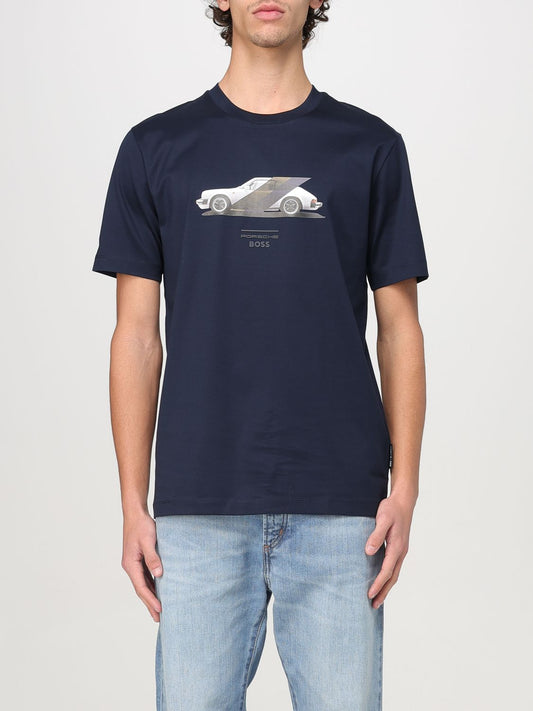 Boss T Shirt Men Blue