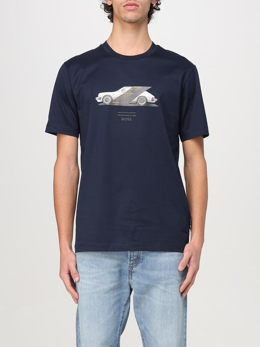 Boss T Shirt Men Blue