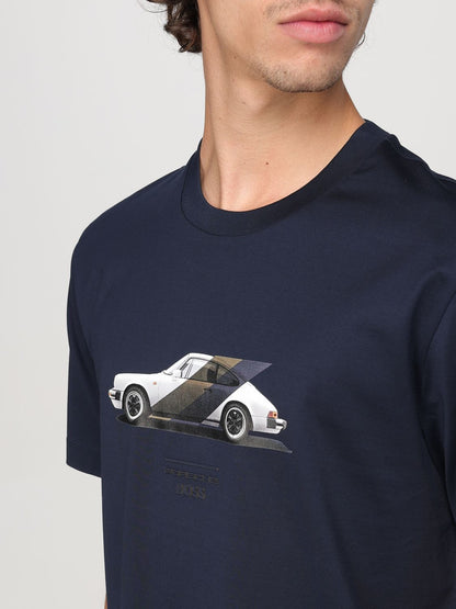Boss T Shirt Men Blue