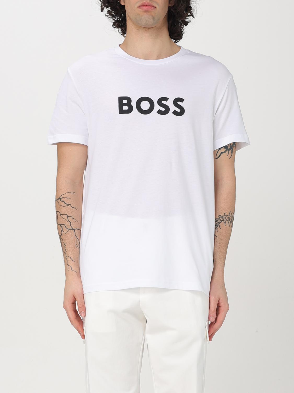 Boss T Shirt Men Beige