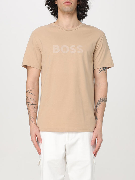 Boss T Shirt Men Beige