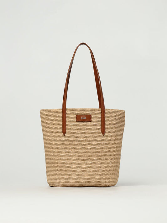 Boss Shoulder Bag Woman Natural