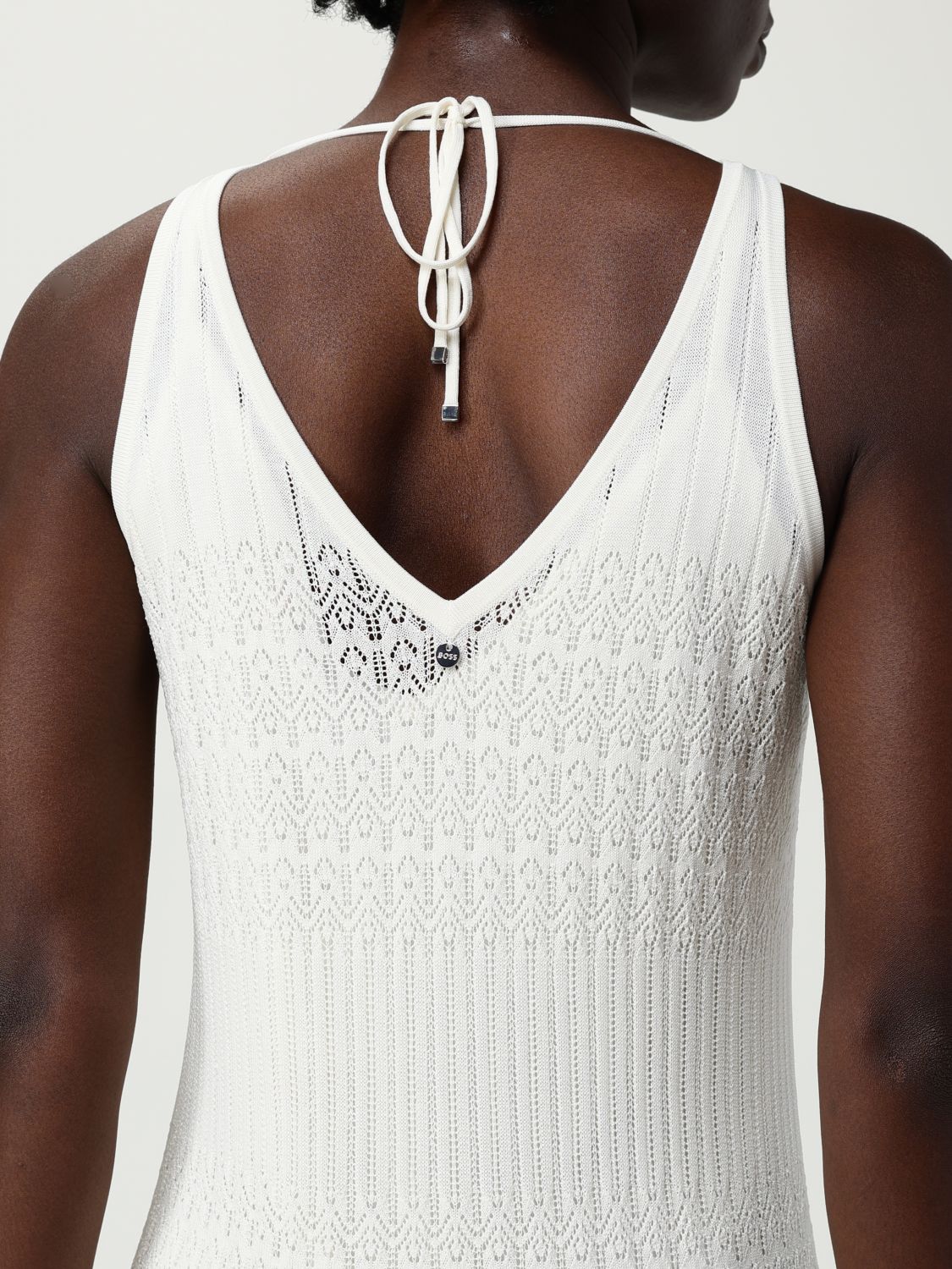 Boss Dress Woman White