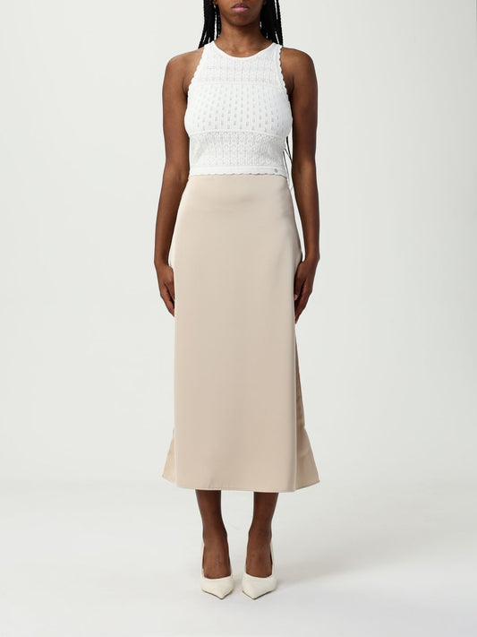 Boss Dress Woman Beige