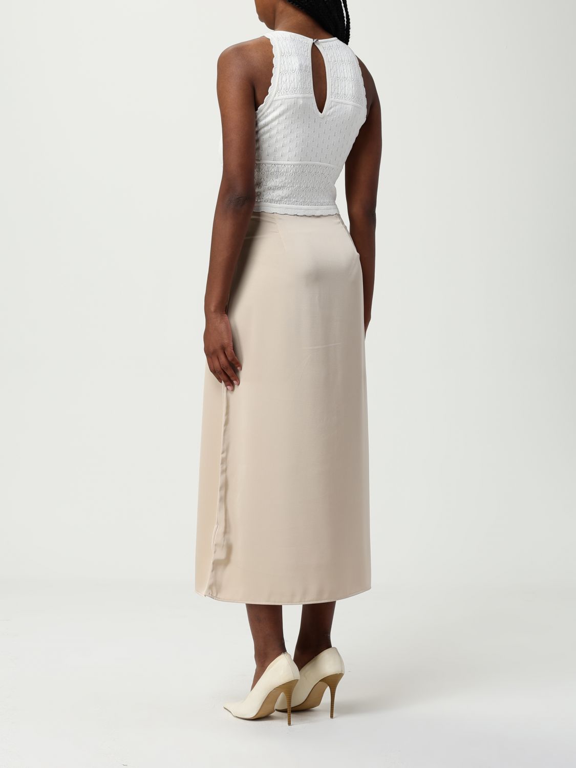Boss Dress Woman Beige