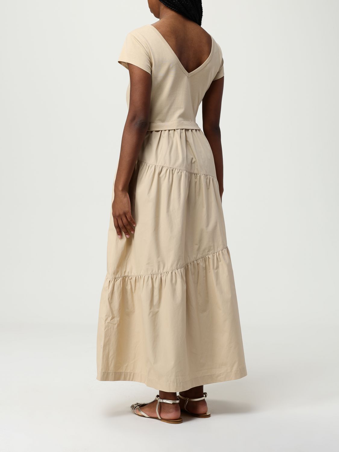 Boss Dress Woman Beige