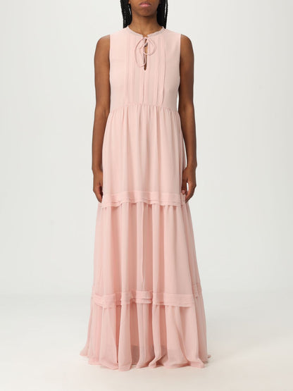 Boss Dress Woman Blush Pink