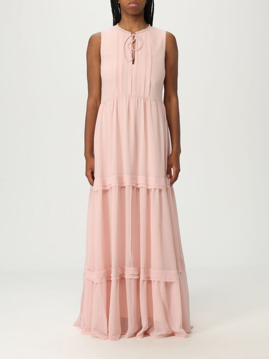 Boss Dress Woman Blush Pink