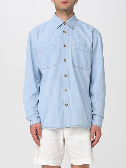 Boss Shirt Men Stone Washed