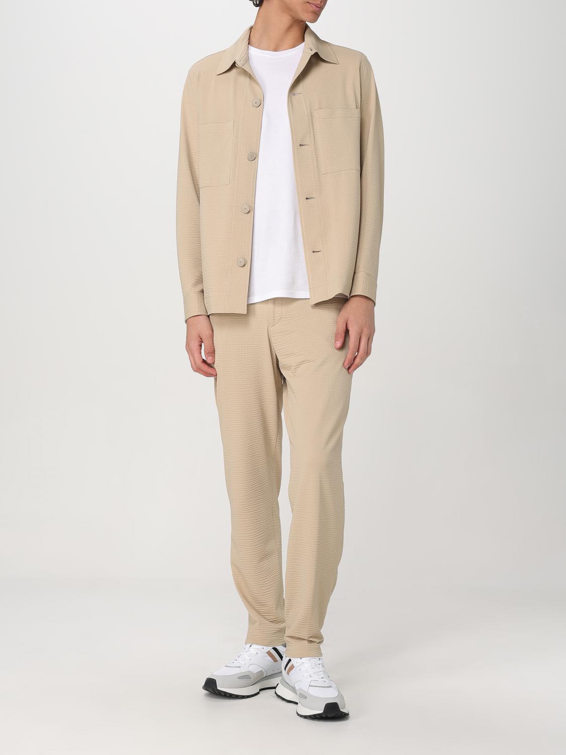 Boss Jacket Men Beige