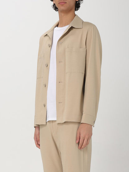 Boss Jacket Men Beige