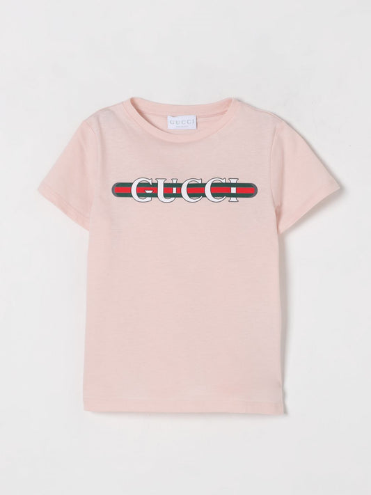 Gucci T Shirt Kids Pink