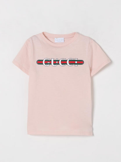 Gucci T Shirt Kids Pink