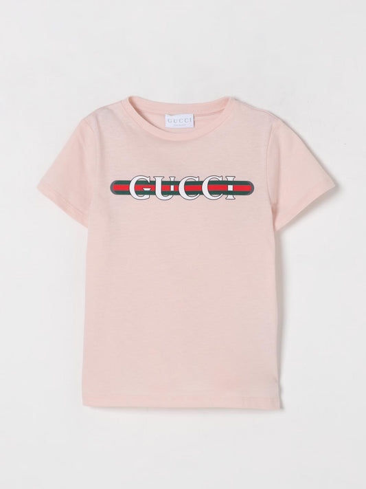 Gucci T Shirt Kids Pink
