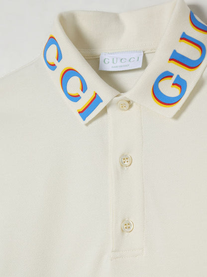 Gucci Polo Shirt Kids Ivory
