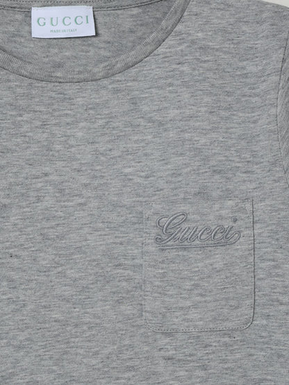 Gucci T Shirt Kids Grey