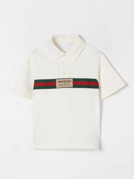 Gucci Polo Shirt Kids Ivory