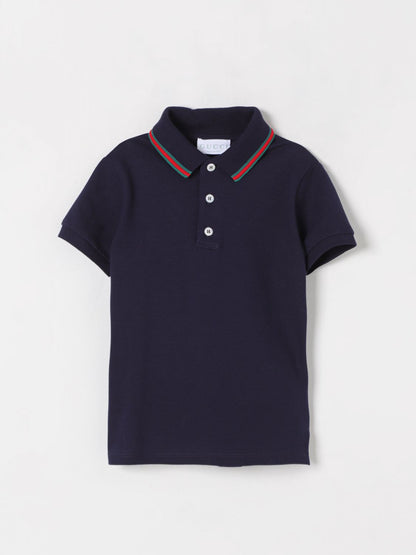 Gucci Polo Shirt Kids Blue